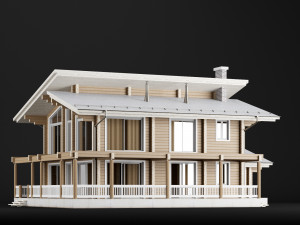 modern house 02 3D Model