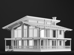 modern house 02 3D Model