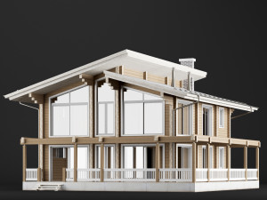 modern house 02 3D Model