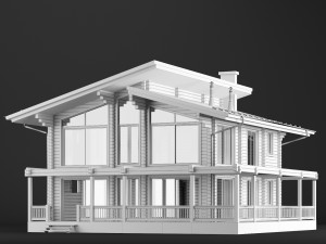 modern house 02 3D Model