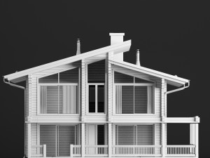 modern house 02 3D Model