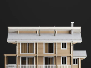 modern house 02 3D Model