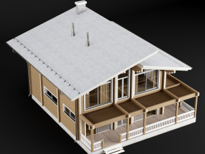 modern house 02 3D Model
