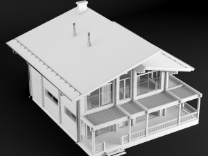 modern house 02 3D Model