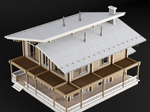 modern house 02 3D Model