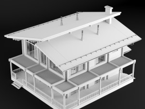modern house 02 3D Model