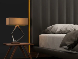 modern bed 8 3D Model