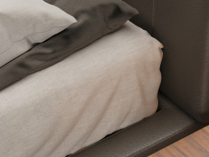 modern bed 8 Modèle 3D