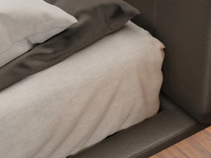 modern bed 8 3D Model
