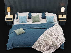 modern bed 9 3D 模型