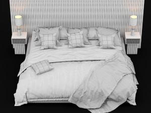modern bed 9 3D 模型