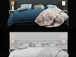 modern bed 9 3D 模型