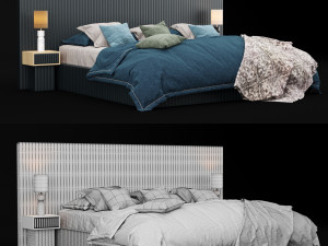 modern bed 9 3D 模型