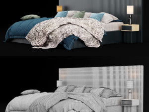 modern bed 9 3D 模型