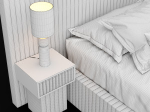 modern bed 9 3D 模型