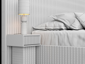 modern bed 9 3D 模型