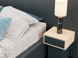 modern bed 9 3D Model
