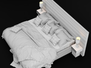modern bed 9 3D 模型