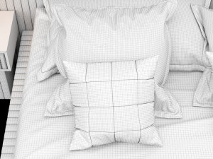 modern bed 9 3D 模型