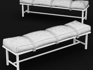 bed bench 3 3D Model