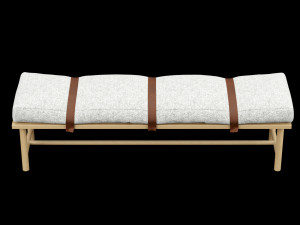 bed bench 3 3D 模型