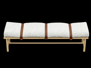 bed bench 3 3D Model