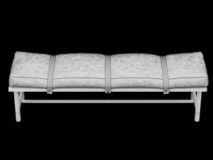 bed bench 3 3D 模型