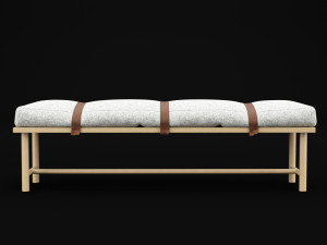 bed bench 3 3D 模型