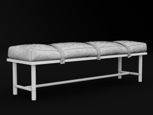 bed bench 3 3D 模型