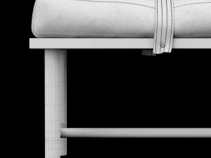 bed bench 3 3D Model