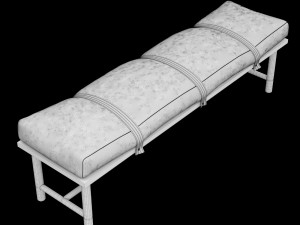 bed bench 3 3D 模型
