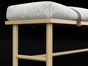 bed bench 3 3D Model