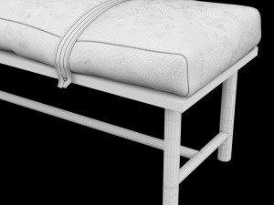 bed bench 3 3D 模型