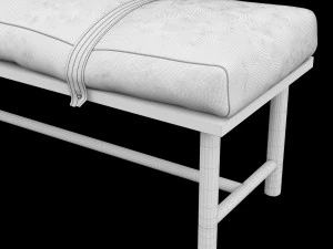 bed bench 3 3D Model