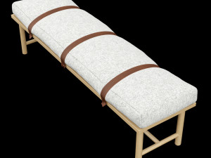 bed bench 3 3D 模型