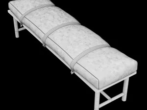 bed bench 3 3D Model
