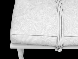 bed bench 3 3D 模型