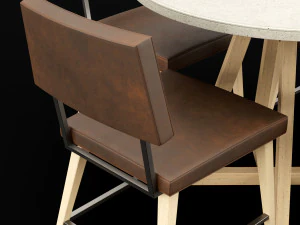 table and chair 3D Model