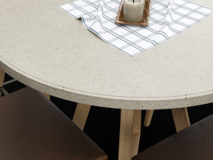 table and chair Modelo 3D