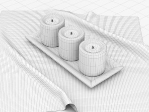 table and chair Modelo 3D