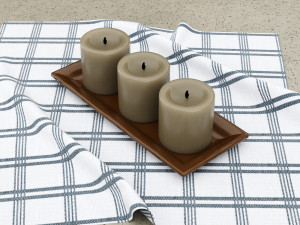 table and chair Modelo 3D