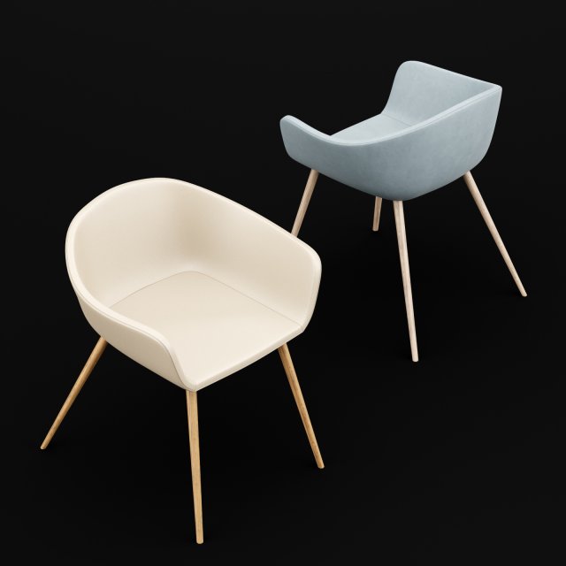 chair 3 3D Model .c4d .max .obj .3ds .fbx .stl .blend 