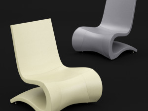 bt design flow lounge chair 3D Model
