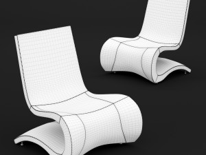 bt design flow lounge chair 3D Model