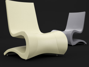 bt design flow lounge chair 3D Model