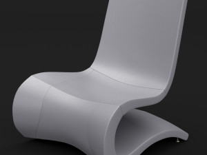 bt design flow lounge chair 3D Model
