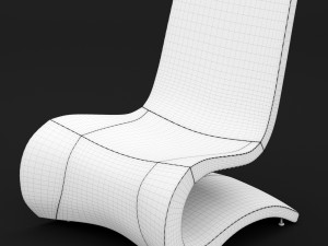 bt design flow lounge chair 3D Model