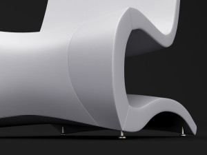 bt design flow lounge chair 3D Model