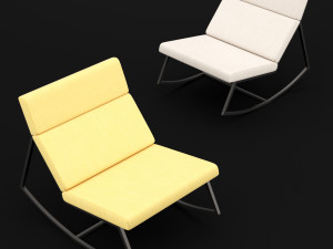rocking chair 3D 模型