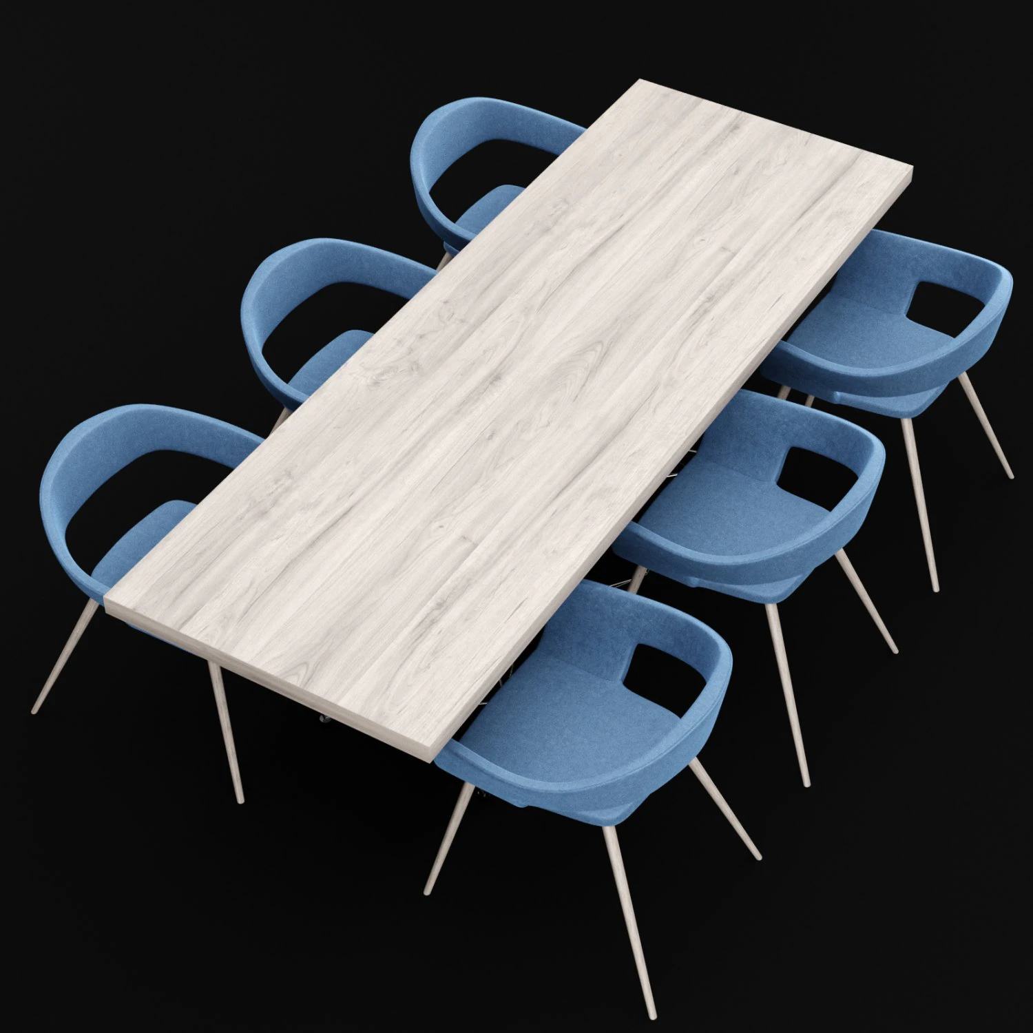 table and chair 2 3D Model .c4d .max .obj .3ds .fbx .stl .blend